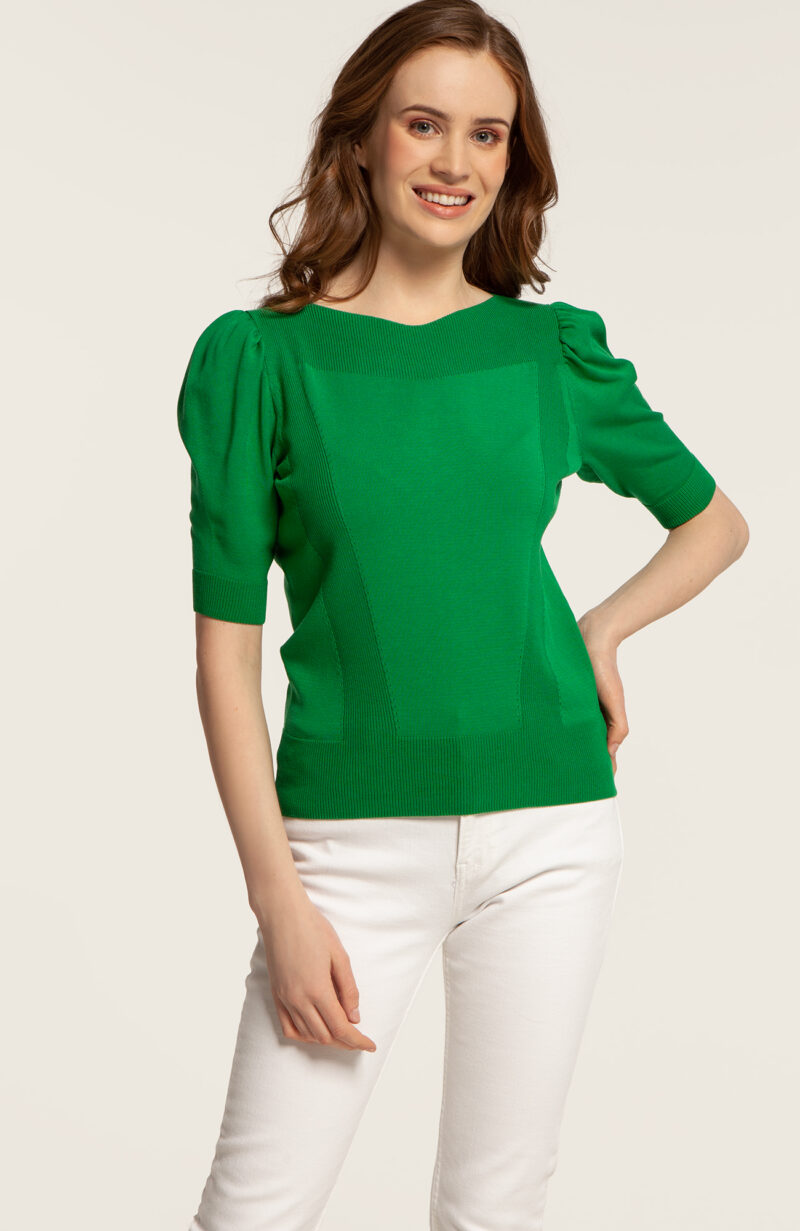 Elegancka zielona bluzka