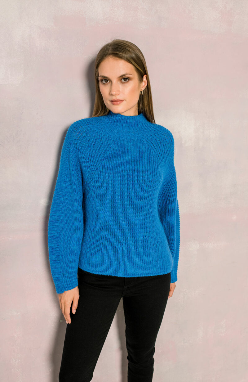 Sweter 142 kobaltowy